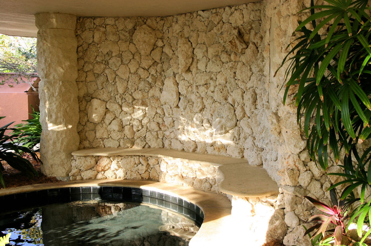 Marco Island Residence Grotto Spa Coping