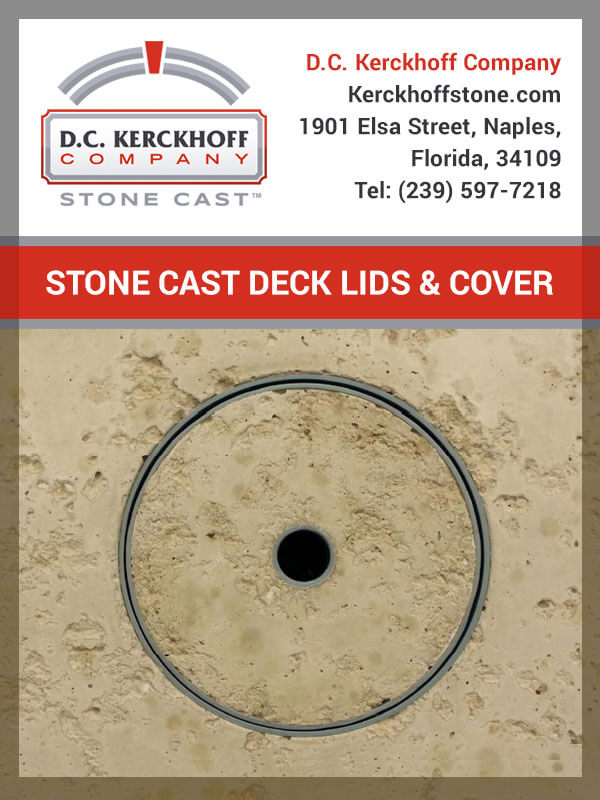 DC Kerckhoff Stone Cast Deck Lids & Covers
