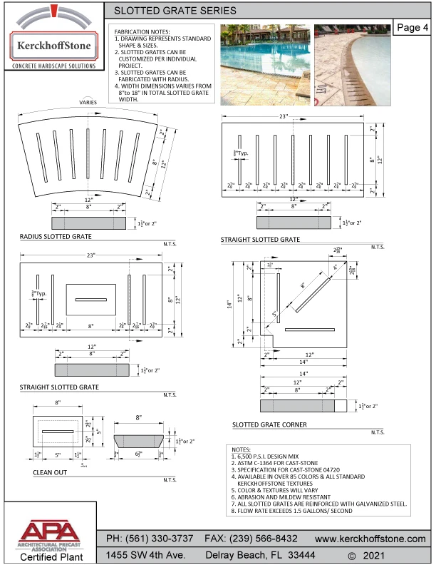 Pool Grating