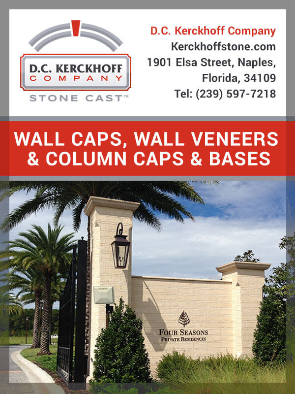 Wall Caps, Wall Veneers & Column Caps & Bases