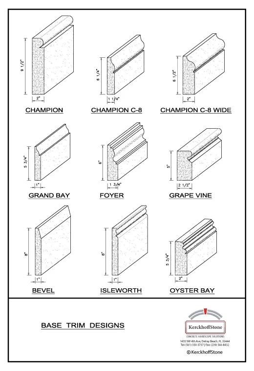 Base Trim Designs
