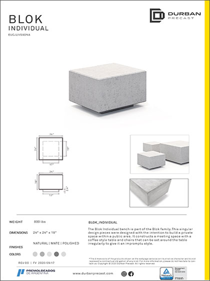 Blok Individual Bench