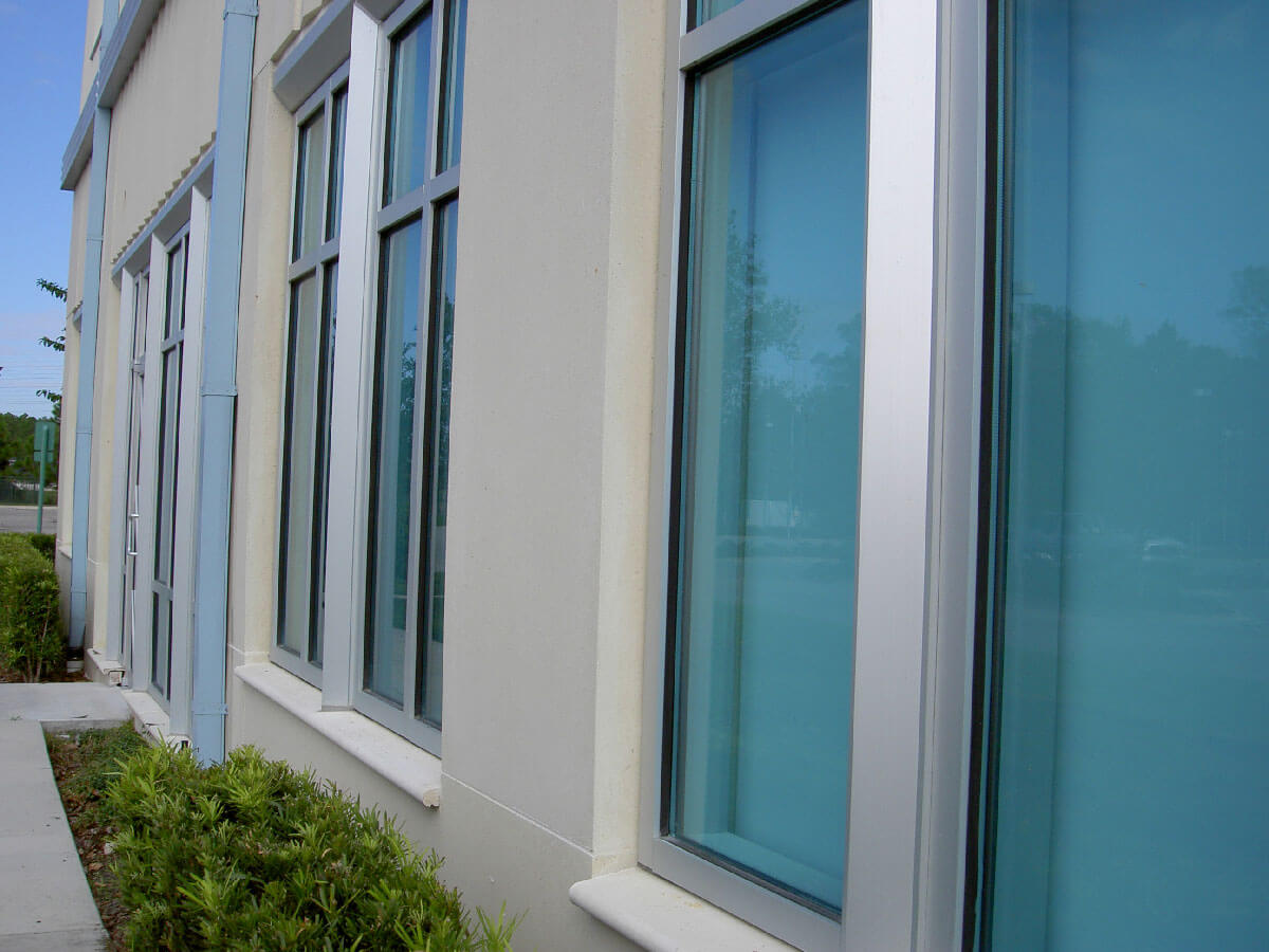 Celebration Office Building Window Sills and Panels Color Champion