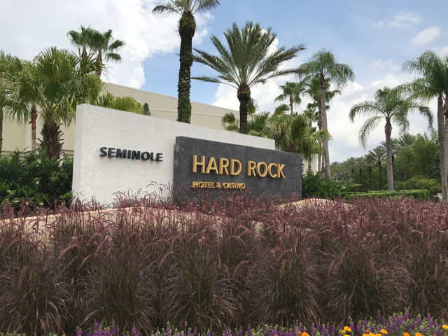 Hard Rock Tampa Entry Signage