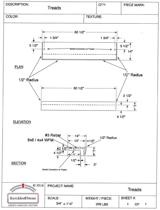 Modern Interior Treads for Steel Structure