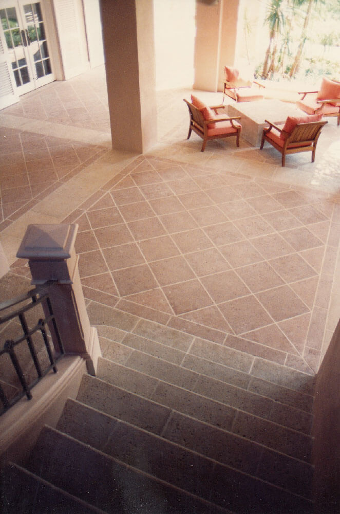 Orchid Island Stair Treads at Lobby