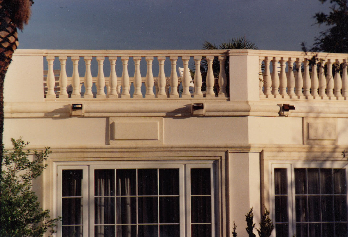 Orlando Residence Balustrade at Low Roof