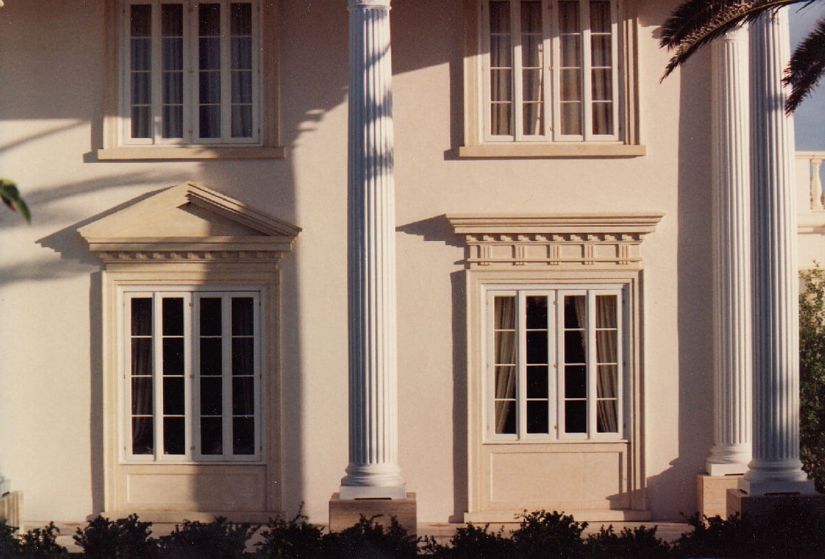 Orlando Residence with Pedimented Window Trim
