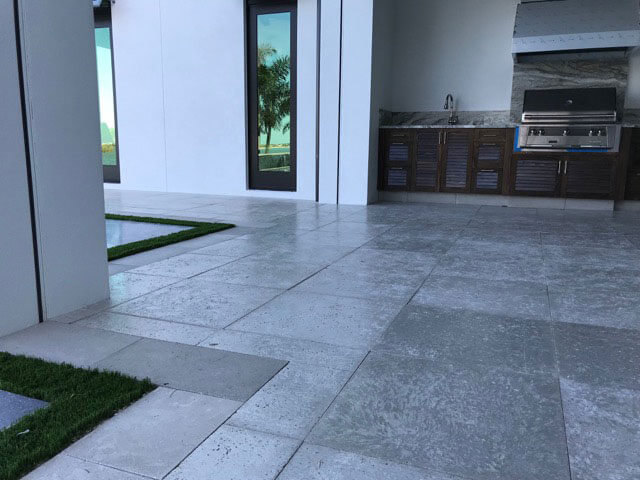 Pavers in 5 Points Grey with Sealer