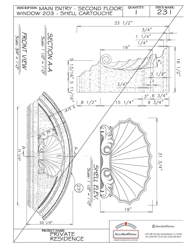Shell Cartouche