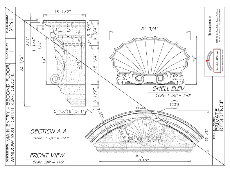 Shell Cartouche