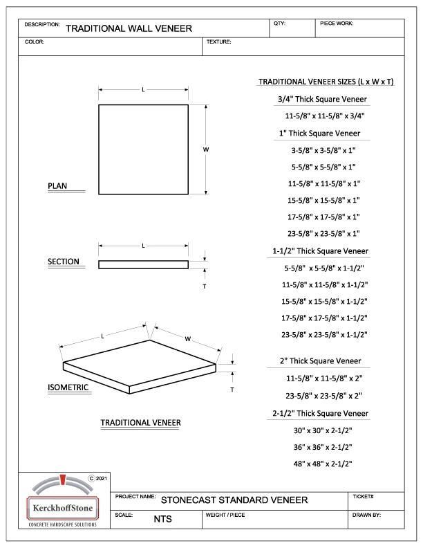 Traditional Wall Veneer