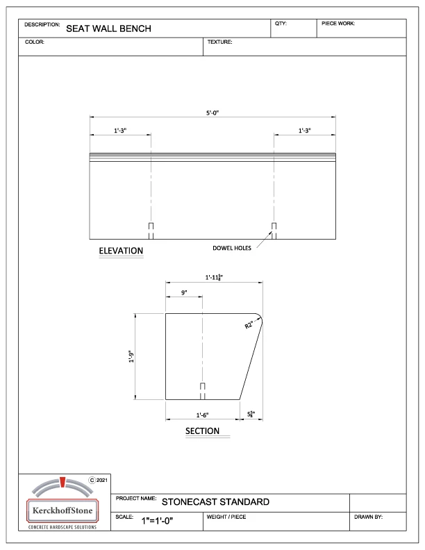 Artis Seat Wall Bench