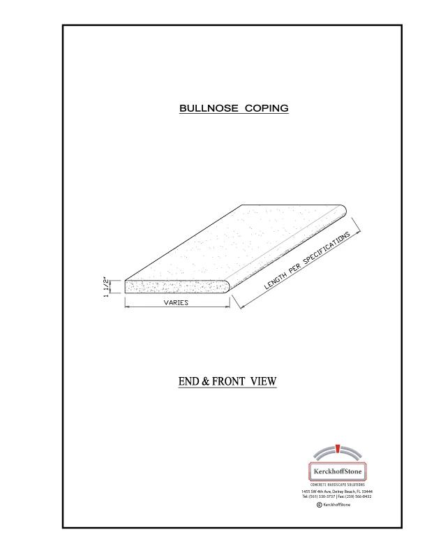 Bullnose Coping