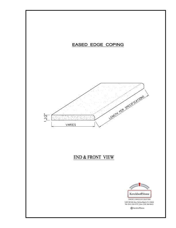 Eased Edge Coping