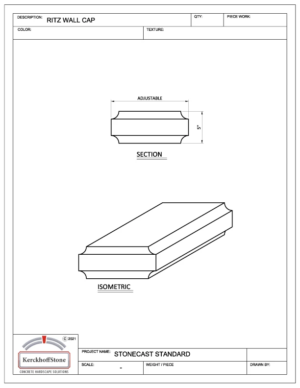 Ritz Wall Cap