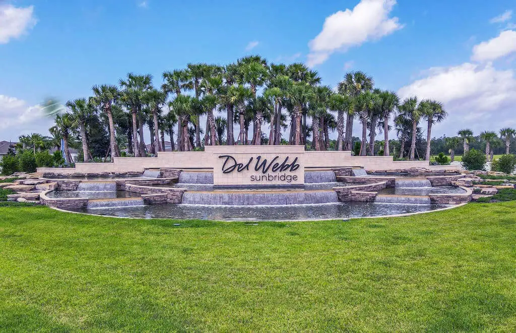 Del Webb Sunbridge Entrance Overview