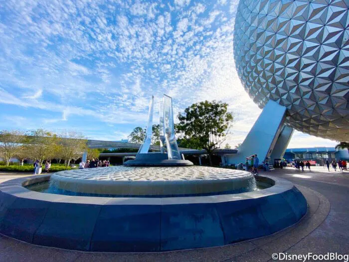 EPCOT Entry Fountain