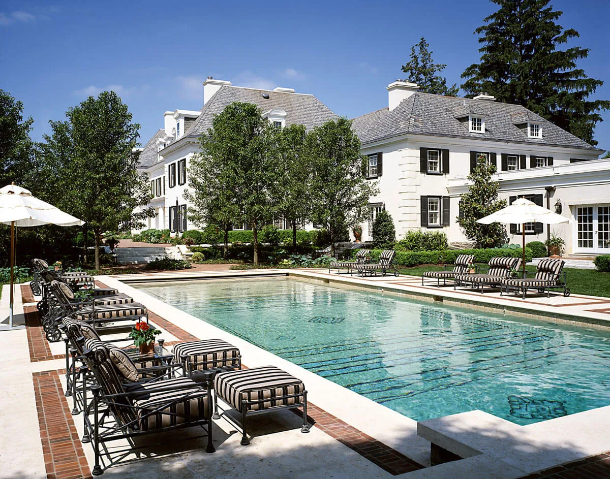 Pennsylvania Residence Pool Coping and Pavers