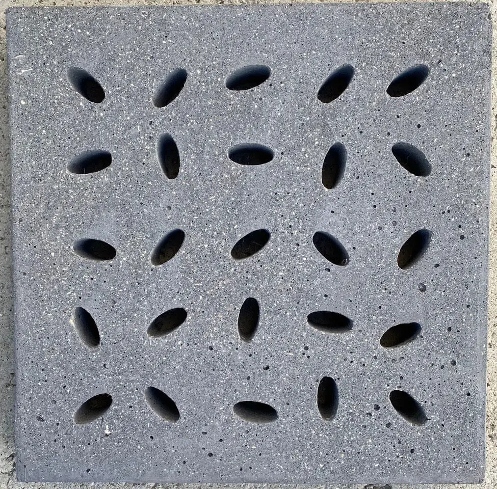 RiverStone Fountain Grate Color Charcoal Acid Wash Finish