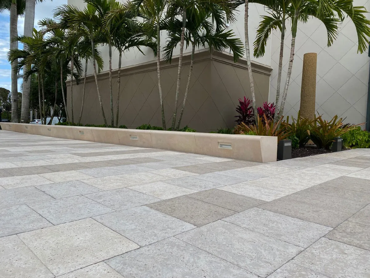 Artis Naples Benches with Integral Lighting