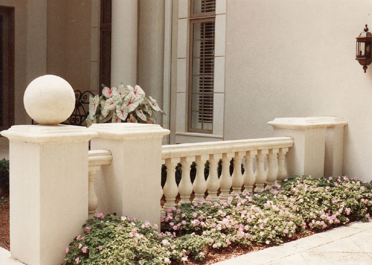 Atlanta Residence Pilaster and Balustrade Caps