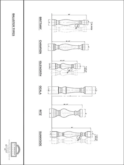 Baluster Sheet