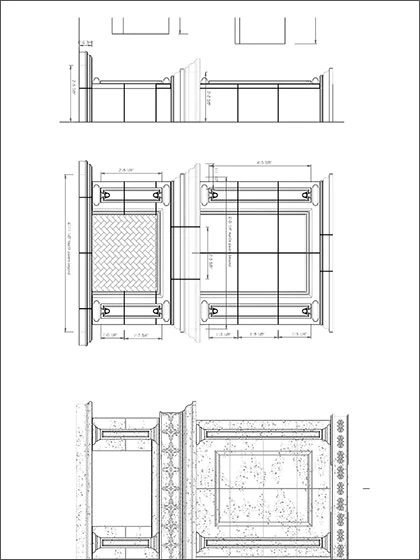 Demilt Fireplace Elevations