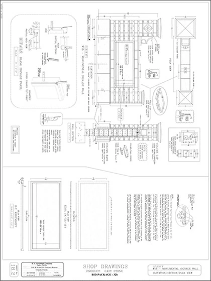 Four Seasons Entry Sign Details