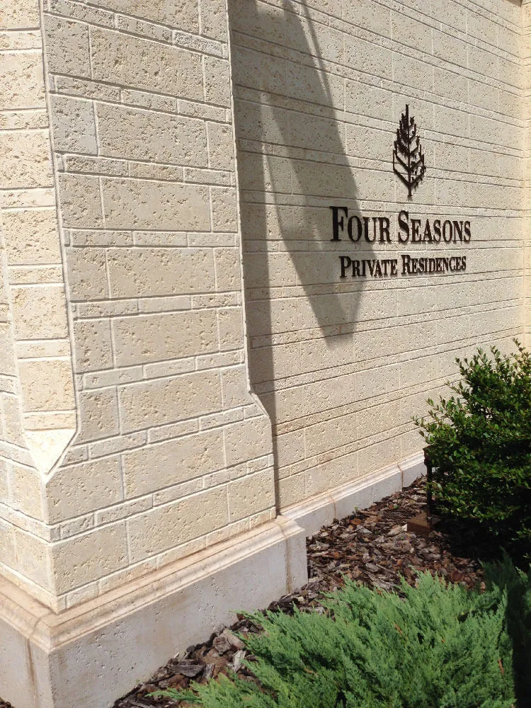 Four Seasons Orlando Entry Wall Veneer Color Villa M