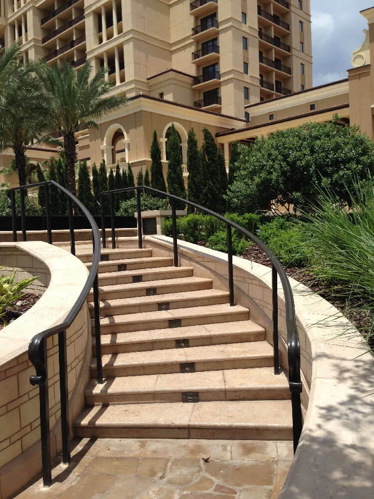 Four Seasons Orlando Radial Treads and Risers