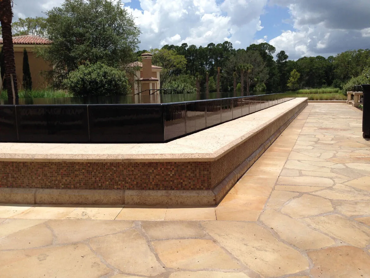 Four Seasons Orlando Water Feature Coping