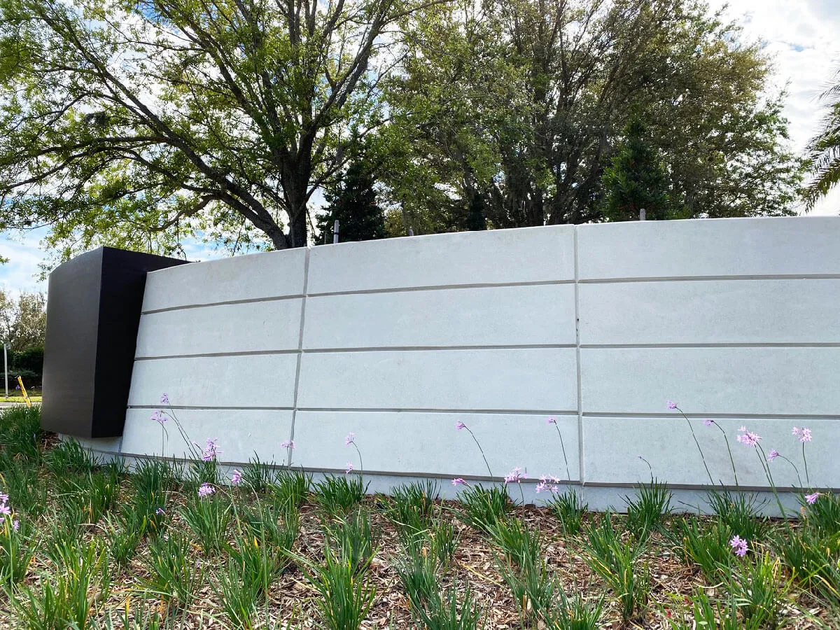 KPMG Lake Nona Entry Walls Color Bristol Acid Wash Finish