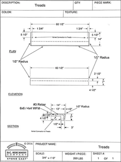 Modern Interior Treads for Steel Structure
