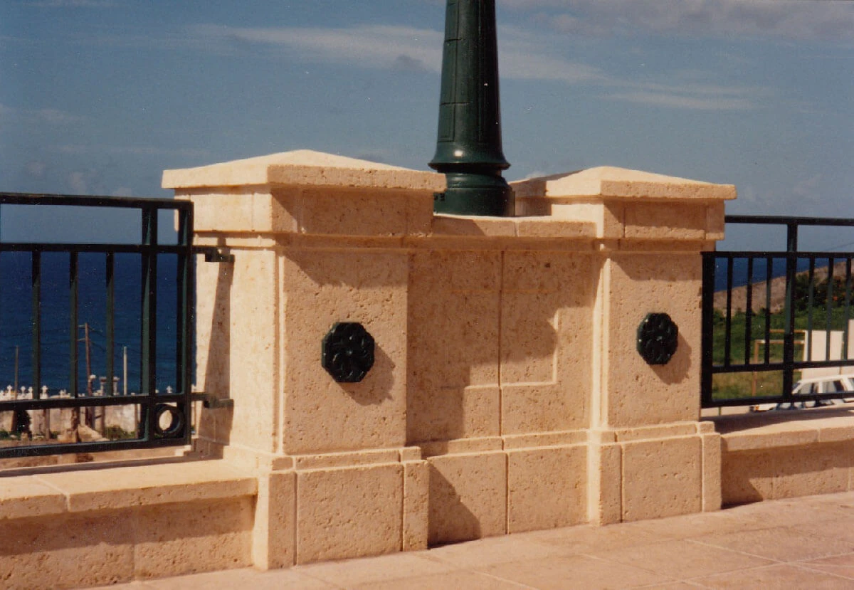 Old San Juan Wall Veneer at Pilaster