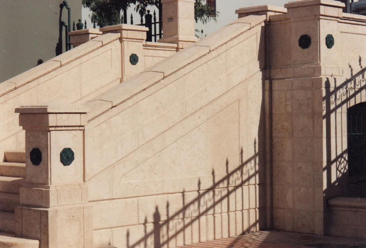 Old San Juan Wall Veneer at Stairs