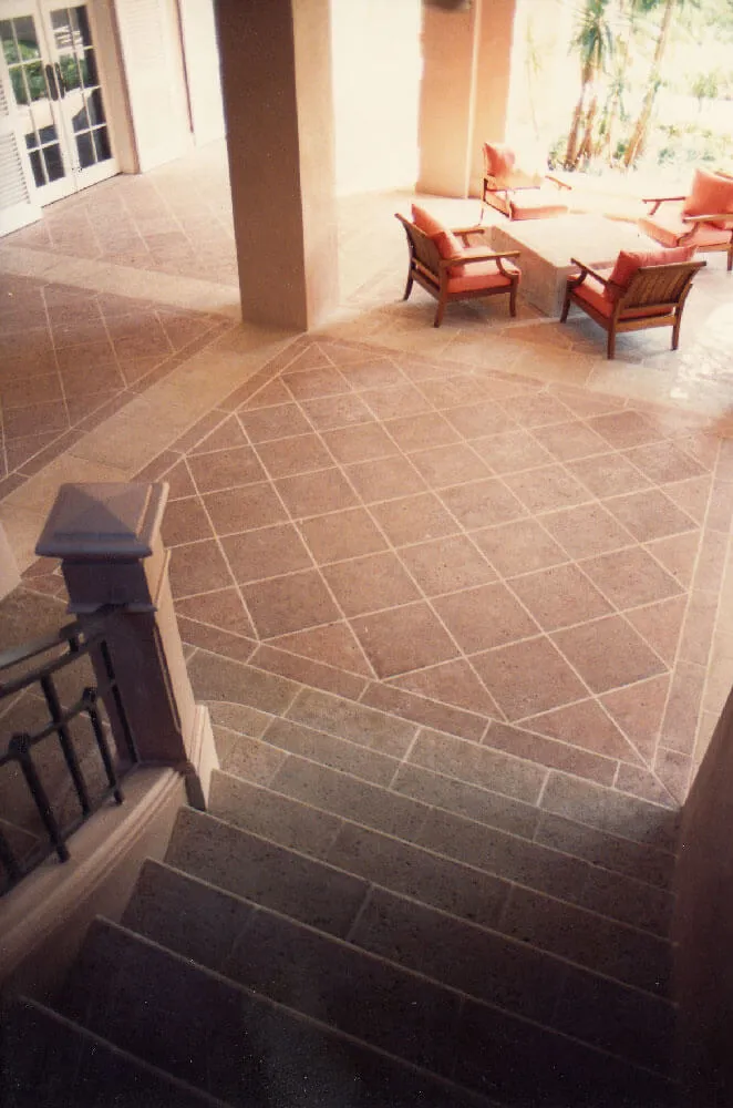 Orchid Island Club House Lobby Pavers