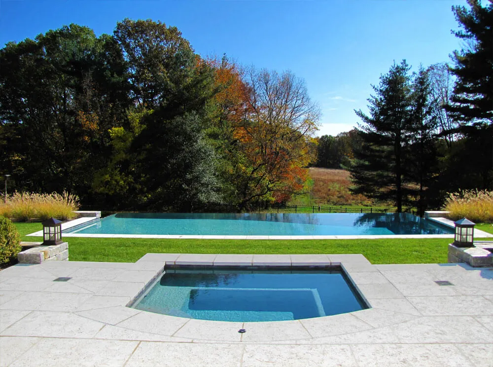 Pavers and Spa Coping Color 5 Points Grey