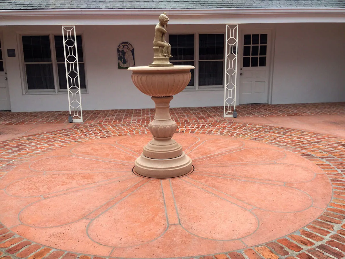 Port Royal Church Custom Pavers Color Roman