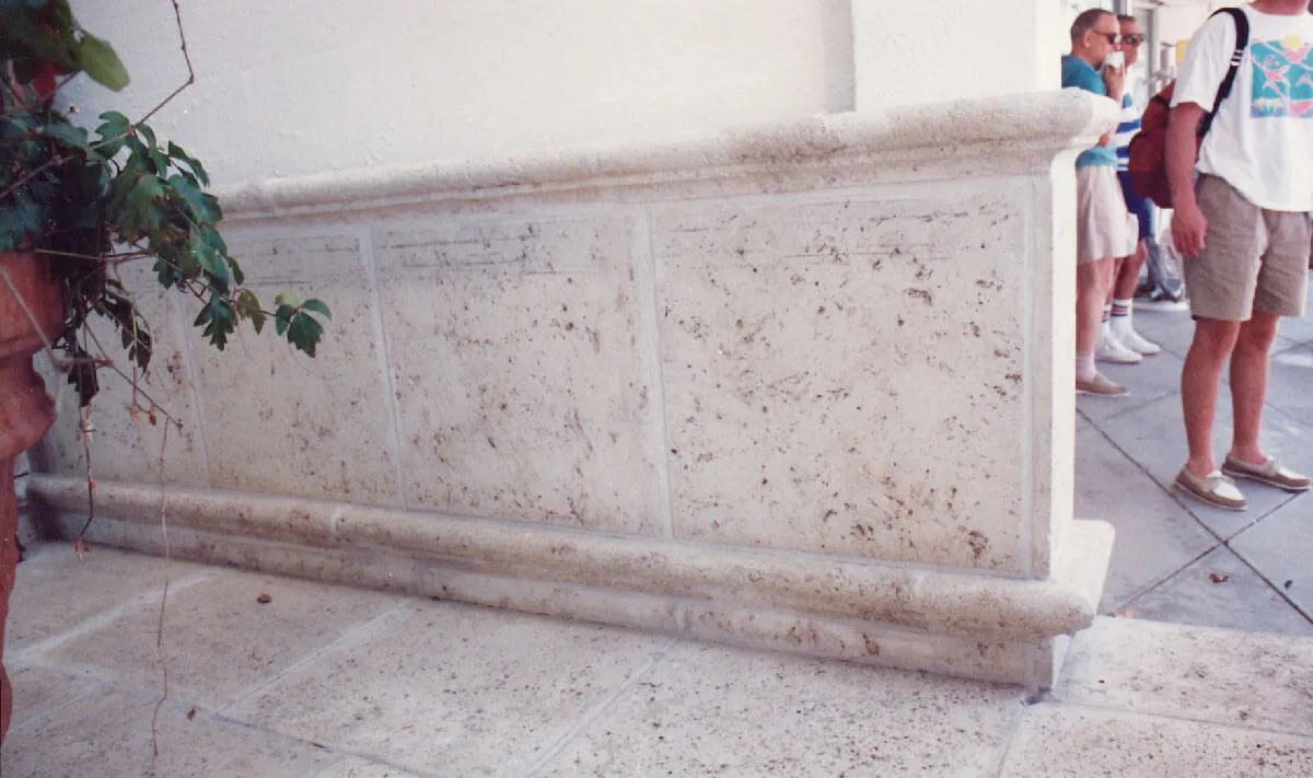 Sarasota Retail Building Base Panel with Bullnose