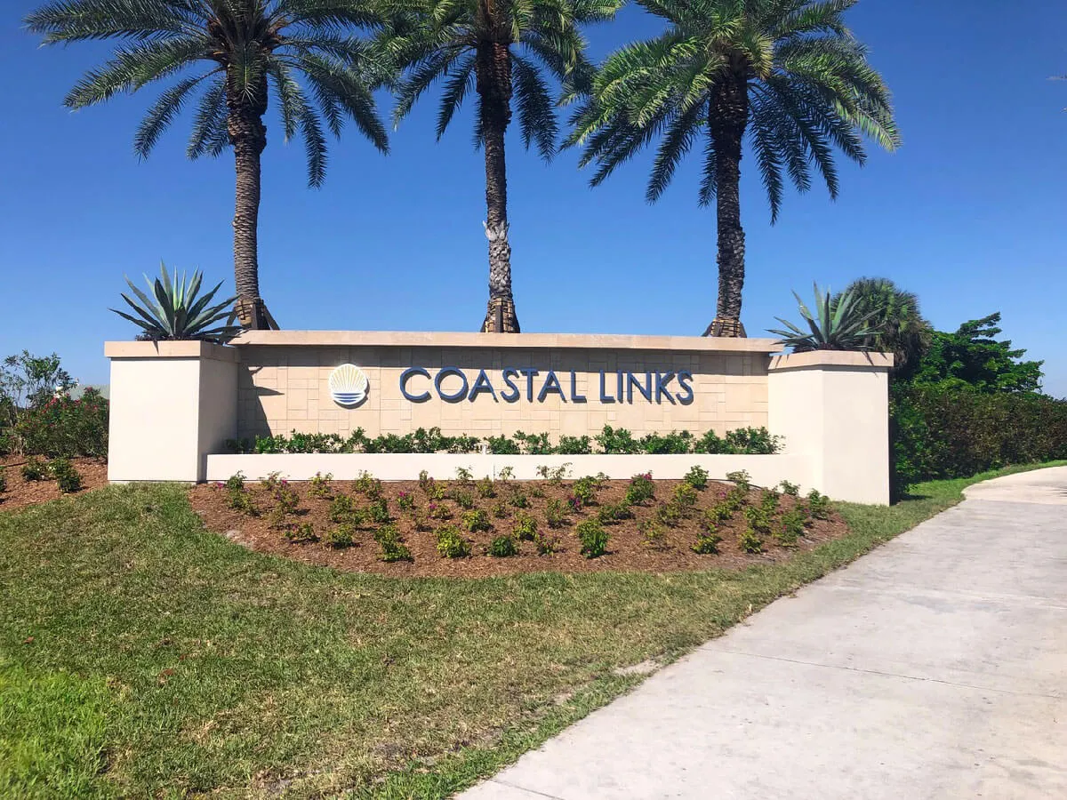 Shell Point Coastal Links Entry Signage