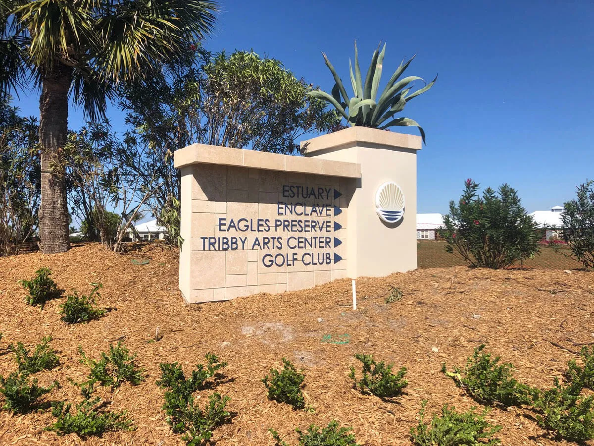 Shell Point Signage Wall Veneer Color Riscorp