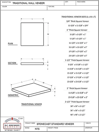 Traditional Wall Veneer