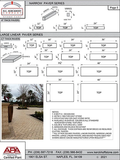 Narrow Paver Series
