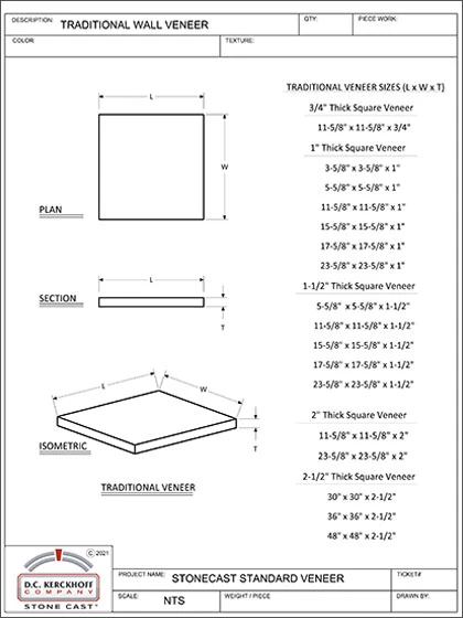 Traditional Wall Veneer