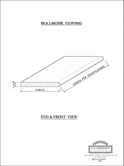 Bullnose Coping