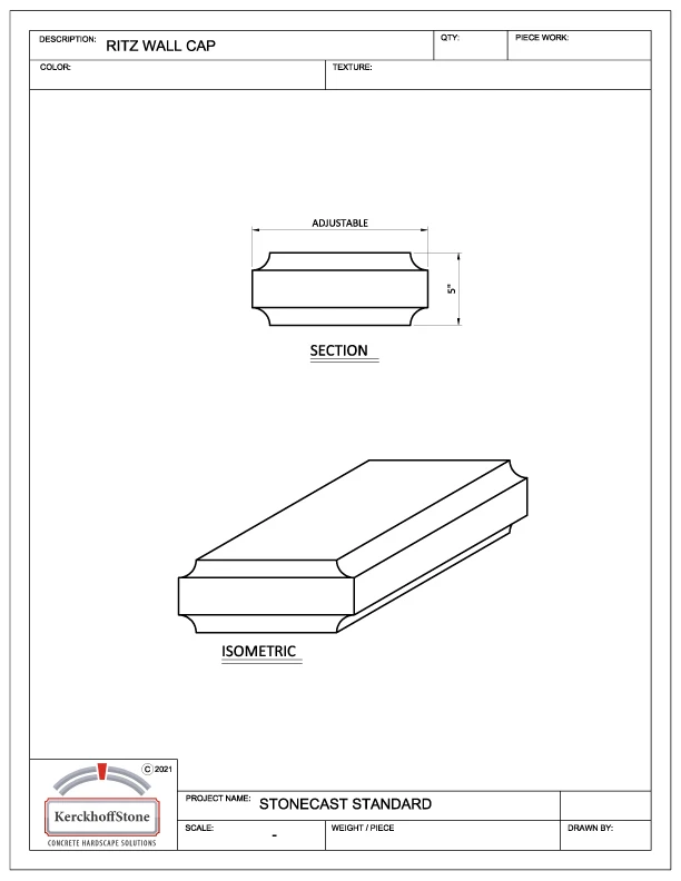 Ritz Wall Cap