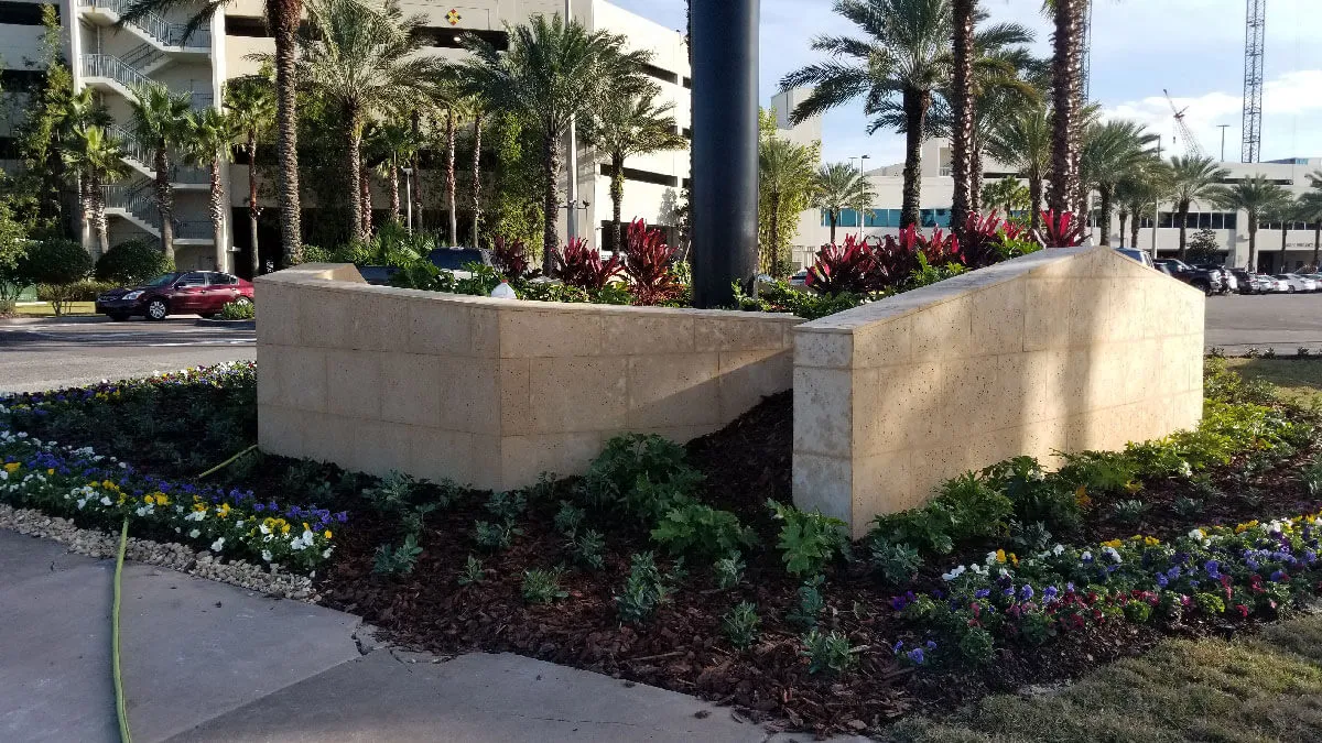 Seminole Hard Rock Tampa Monument Sign Wall Veneer Color VIlla M