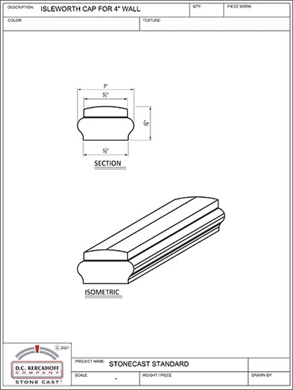 Isleworth Cap for 4 Wall