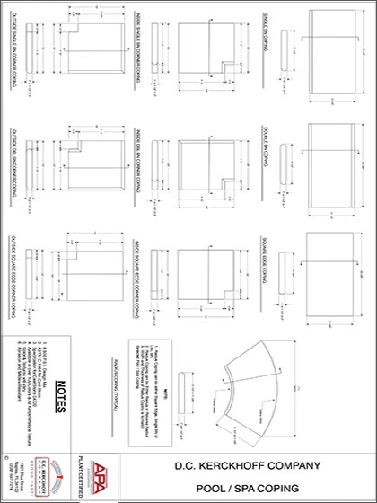 Pool and Spa Coping